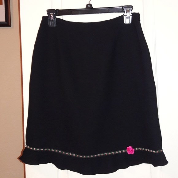 dress barn black skirt